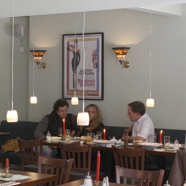 Tisch und Speisen im Ristorante Tiffany